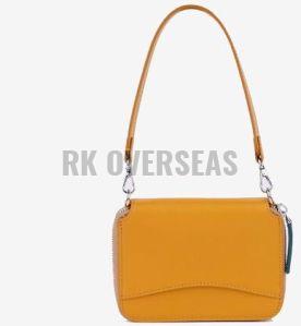 Ladies Yellow Leather Wallet