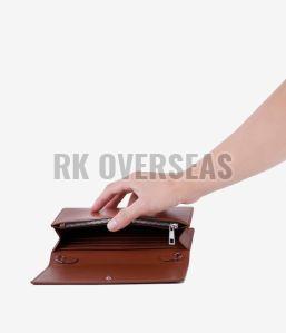 Ladies Genuine Leather Brown Wallet