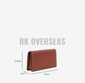 Ladies Genuine Leather Brown Wallet