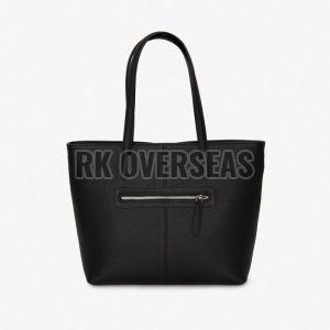 Ladies Black Leather Handbag