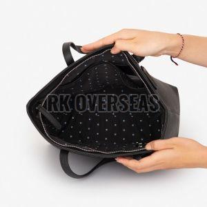 Ladies Black Leather Handbag