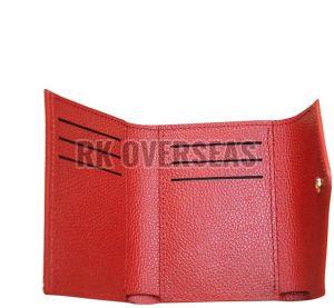 Ladies Trifold Leather Wallet