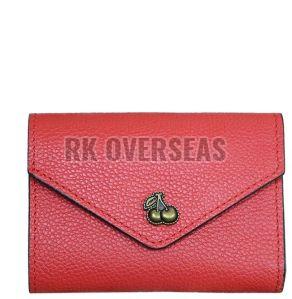 Ladies Trifold Leather Wallet