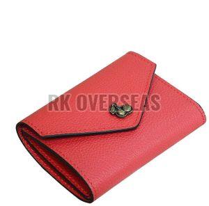 Ladies Trifold Leather Wallet