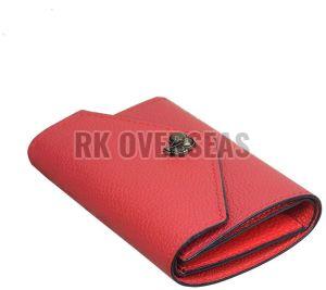 Ladies Trifold Leather Wallet