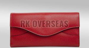 Ladies Red Leather Wallet