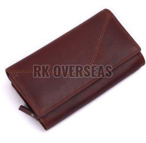 Ladies Brown Leather Wallet