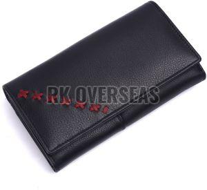 Ladies Black Leather Wallet