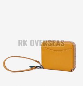 Ladies Yellow Leather Wallet