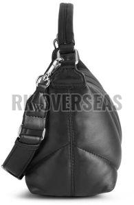 Ladies Designer Black Leather Handbag