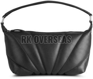 Ladies Designer Black Leather Handbag