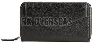 Lades Black High Quality Leather Wallet