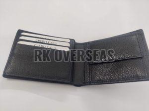 Mens Napa Black Leather Wallet