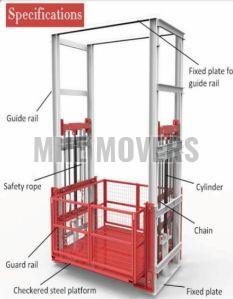 Open Type Goods Lift