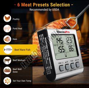 Digital Dual Wired Probe Food Thermometer