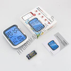 Digital Thermo Hygrometer With Bluetooth Connectivity For Mobile App