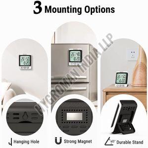 Digital Indoor Thermo Hygrometer With Clock
