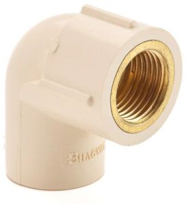 1/2 Inch 90 Degree Finolex CPVC Brass Elbow