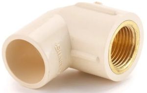 1/2 Inch 90 Degree Finolex CPVC Brass Elbow