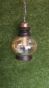 Gold Luster Glass Pendent Light
