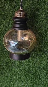 Gold Luster Glass Pendent Light