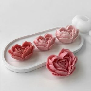 Rose Heart Scented Candle