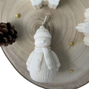 Snowman Decorative Candle