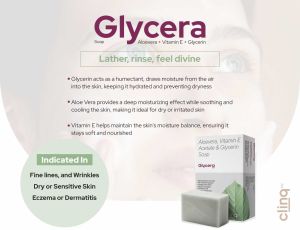 Vitamin E Acetate Glycerine and Alovera Soap