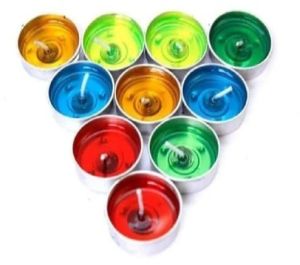 Multicolor T Light Gel Decorative Candle