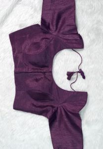 Dark Purple Readymade Blouse