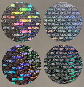 Holographic Stickers