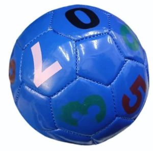 Blue Rubber Football