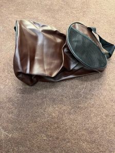 Leather Gym Duffle Bag