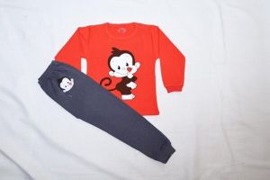 Buy Online Red Monkey T-Shirt & Pajama Set