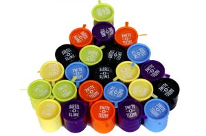 Multicolor Barrel O Slime Toy