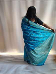 Banarasi Bandhani Pure Silk Saree
