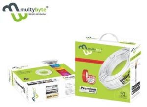 90m Multybyte 3+1 CCTV Cable Platinum