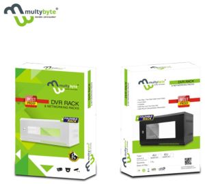 Mild Steel Heavy Duty Multybyte Foldable 6U DVR Rack