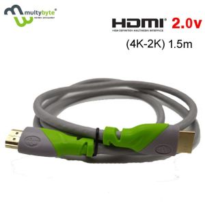 Multybyte HDMI TO HDMI CABLE 1.5 MTR