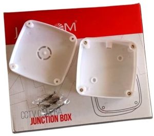 Square PVC Junction Box 44 Brass Pins Jascom For CCTV Camera