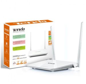 White TENDA D303 Wireless N300 3G Modem Router