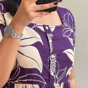 Floral Cotton Middy Gown