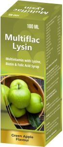 Multivitamin with Lysin, Biotin & Folic Acid Syrup