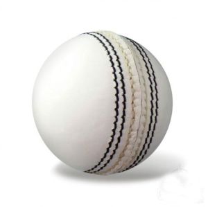 White Cricket Leather Ball