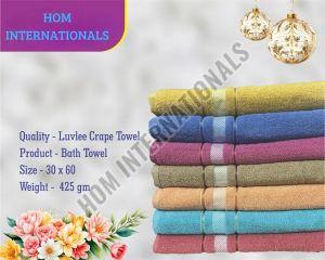 Luvlee Crep Cotton Terry Towel