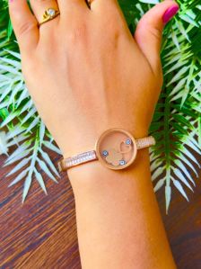 Whimsical Charm Evil-eye Womens Kada Bracelet