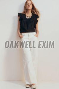 Ladies Flutter Sleeved Blouse Top