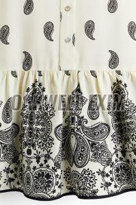 Ladies Patterned Viscose Dress