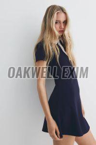 Ladies Flared Skirt Polo Dress