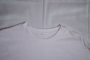 SUM001 Unisex White Oversized Cotton T Shirt